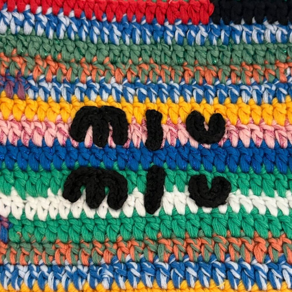 ๐ NWOT On Trend Crochet Rainbow Pouch ๐ - Picture 2 of 5